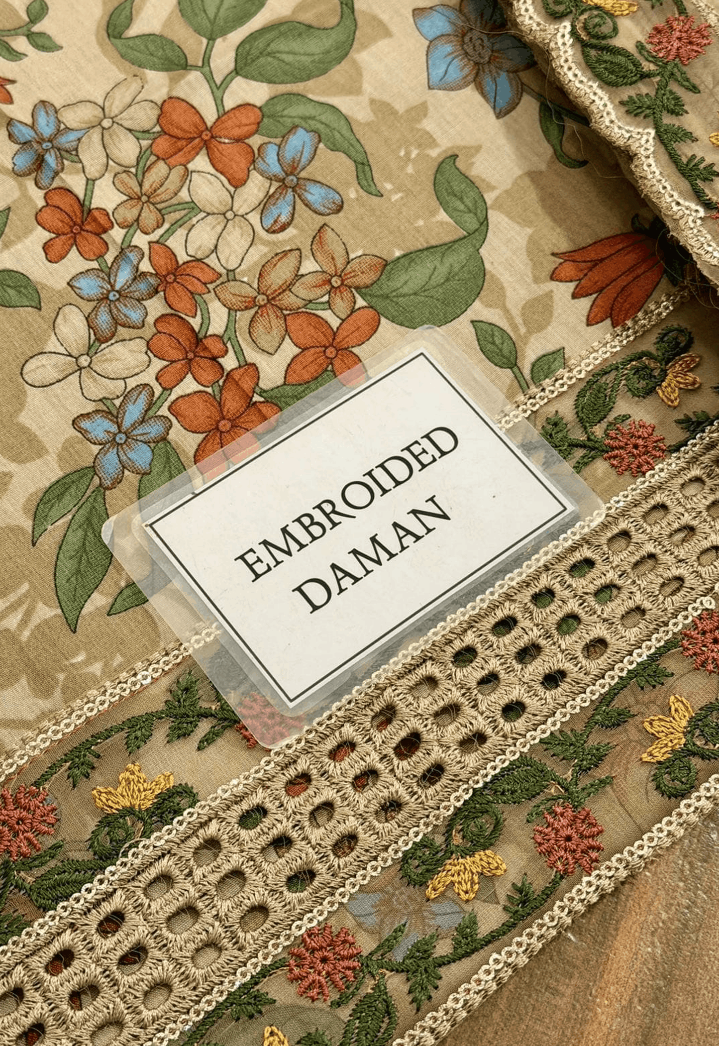 Embroidered Lawn 3 Piece Unstitched Suit BL-UF-4339-A - Summer Collection