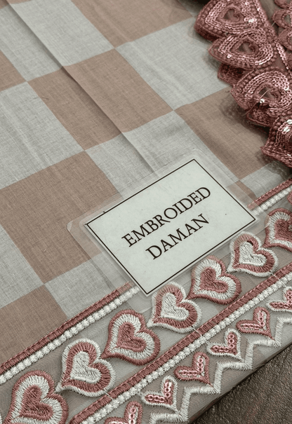 Embroidered Lawn 3 Piece Unstitched Suit MBL-MPT-2906-A-26 - Summer Collection