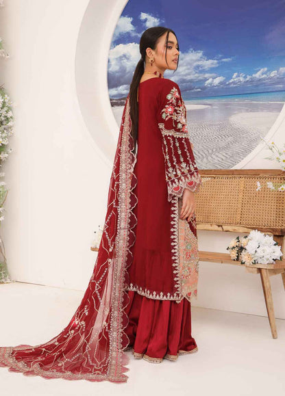 Shehnai By Polawn Embroidered Stitched 3 Piece Chiffon Suit PD-24-1001 - Ready to Wear