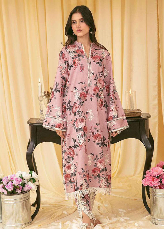 Embroidered Lawn 3 Piece Unstitched Suit ML-LILY BLOOM-24 - Summer Collection