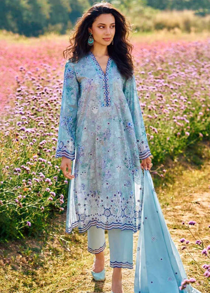 Embroidered Lawn 3 Piece Unstitched Suit IL-ALESSIA-24 - Summer Collection