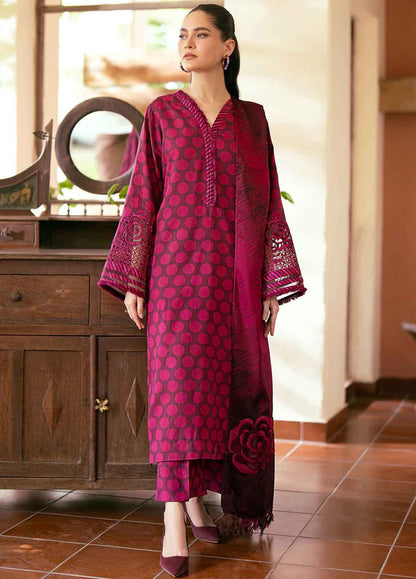 Embroidered Lawn 3 Piece Unstitched Suit BL-UF-762 - Summer Collection