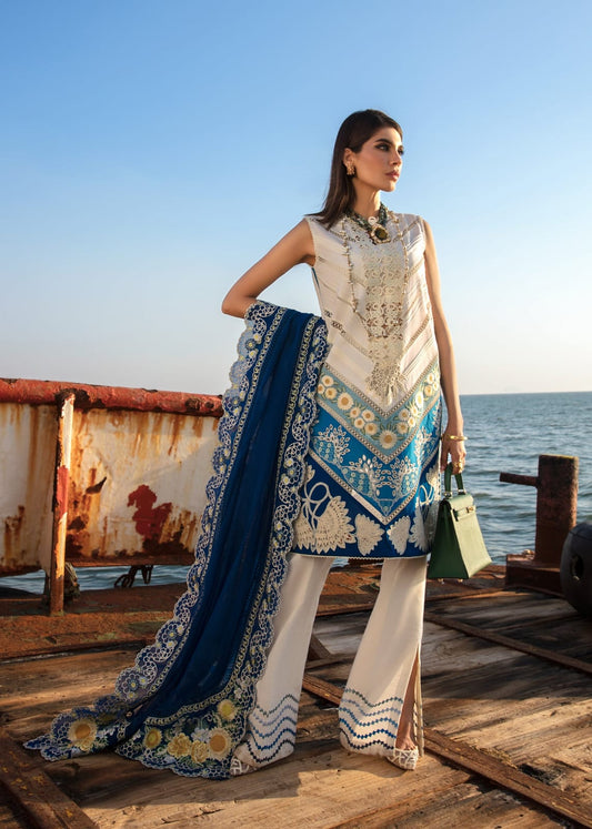 Embroidered Lawn 3 Piece Unstitched Suit CSSL-SUMMERY MEDLEY-D06-A-23-Summer Collection