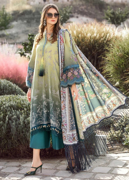 Embroidered Lawn 3 Piece Unstitched Suit MBL-MPT-2007-A-23 - Summer Collection