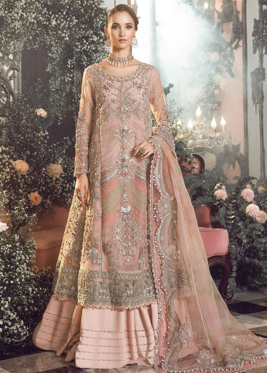 Embroidered Organza 3 Piece Unstitched Suit MBC-BD-2706-24-Party Wear