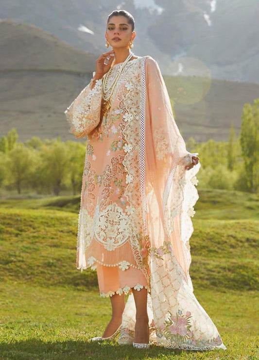 Embroidered Lawn 3 Piece Unstitched Suit CSSL-Meadows-D01-B-23 - Summer Collection