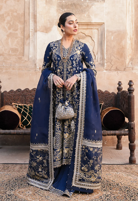 Embroidered Chiffon 3 Piece Unstitched Suit FSC-AYSKA - Party Wear