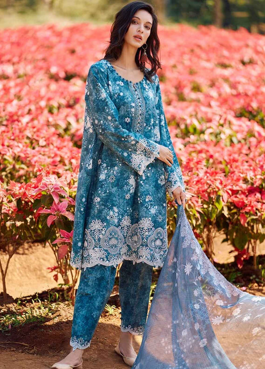 Embroidered Lawn 3 Piece Unstitched Suit IL-SAMIRA-24 - Summer Collection