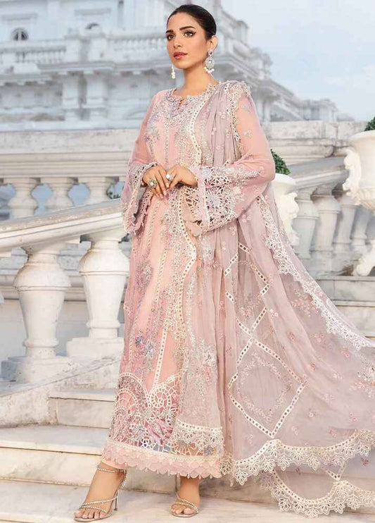 Embroidered Chiffon 3 Piece Unstitched Suit MBC-MPC-24-106 - Party Wear