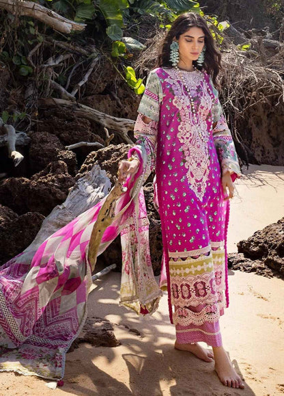 Embroidered Lawn 3 Piece Unstitched Suit ESL-04B-ENCHANTMENT - Summer Collection