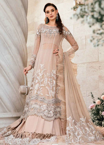 Embroidered Chiffon 3 Piece Unstitched Suit MBC-BD-2801-24 - Party Wear