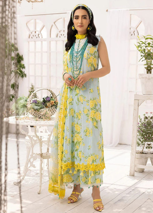 Embroidered Lawn 3 Piece Unstitched Suit Ittehad - Summer Collection