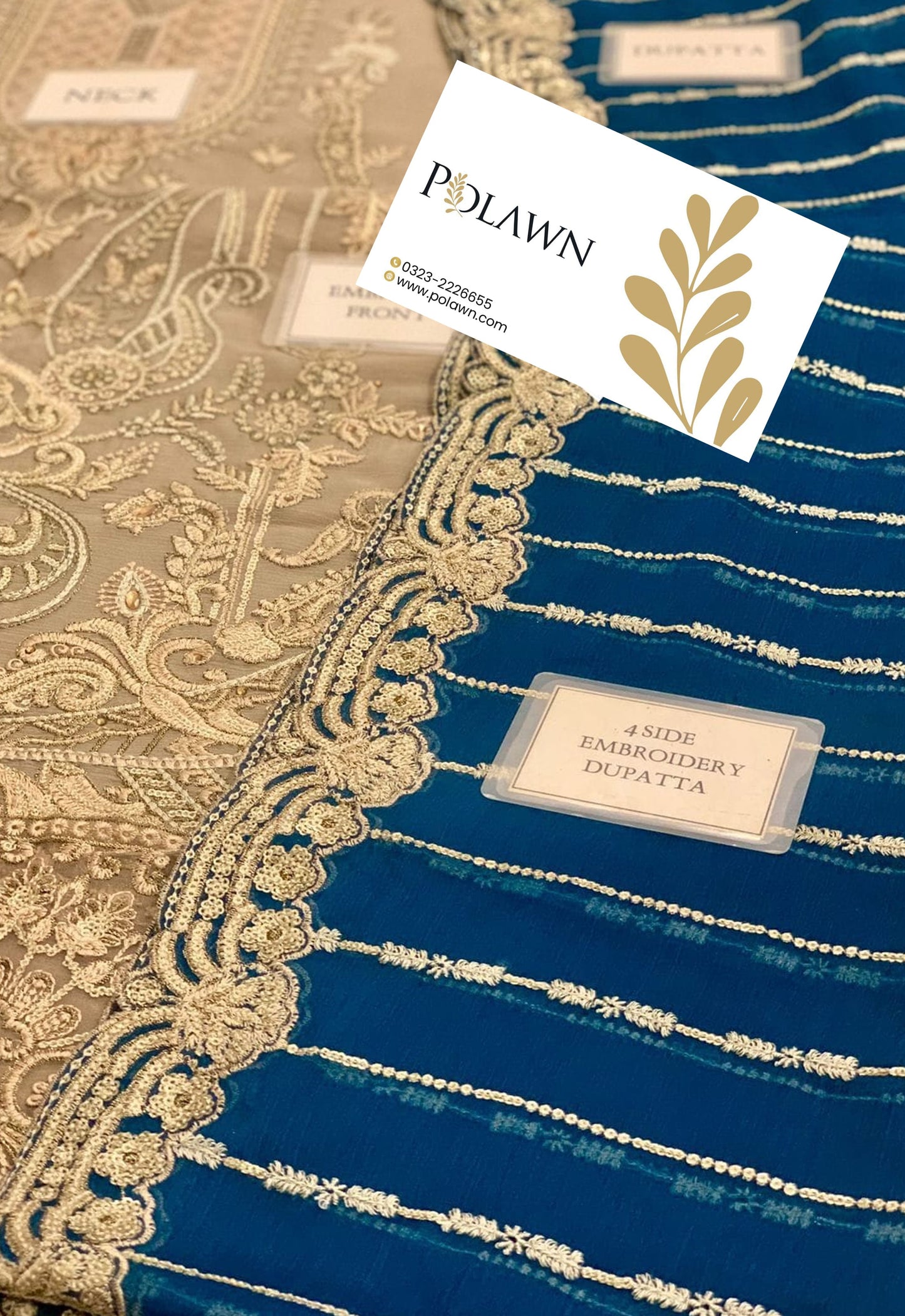 Embroidered Chiffon 3 Piece Unstitched Suit IPC-M-96-AMERIA - Party Wear