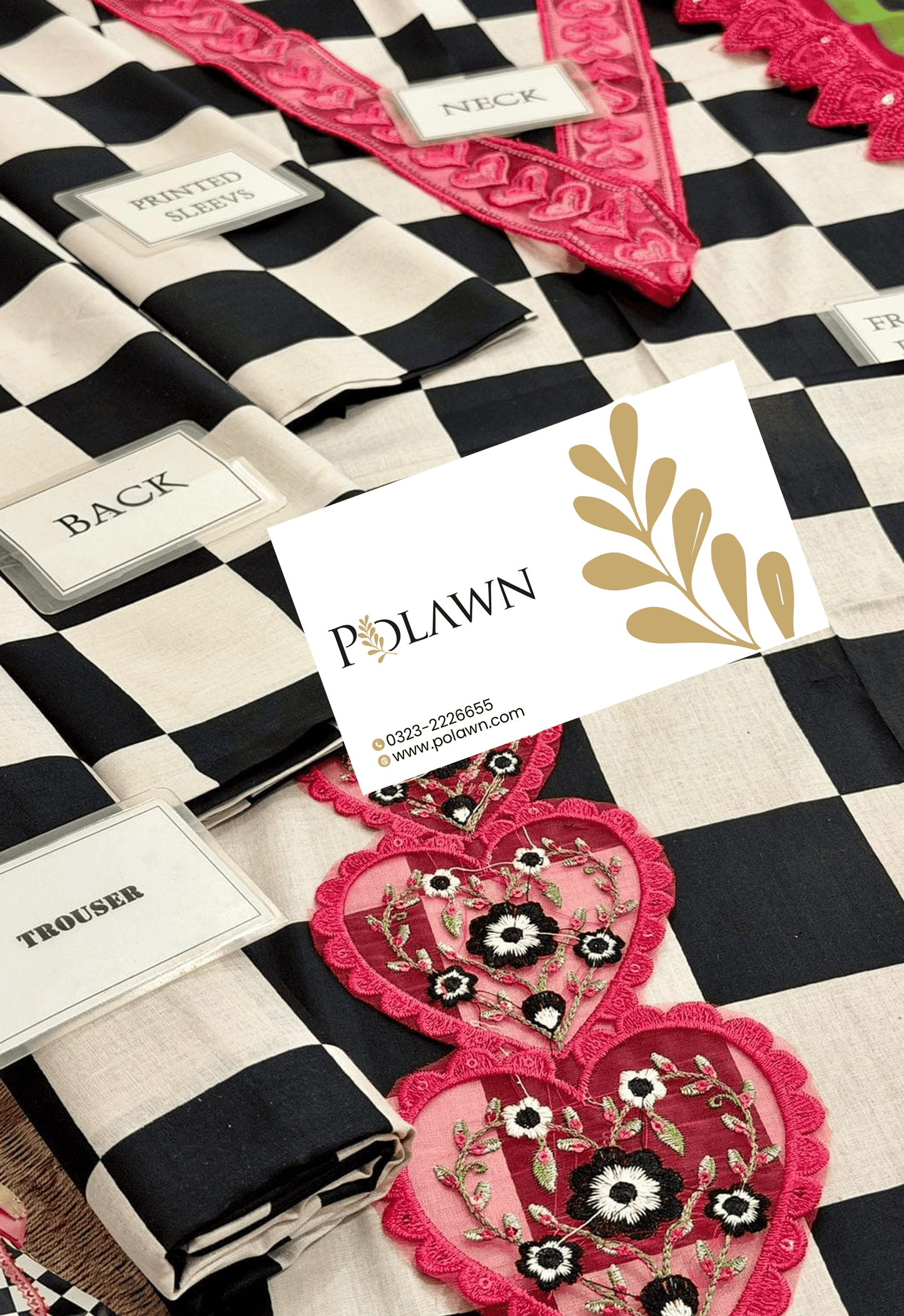 Embroidered Lawn 3 Piece Unstitched Suit MBL-MPT-2906-B-25 - Summer Collection