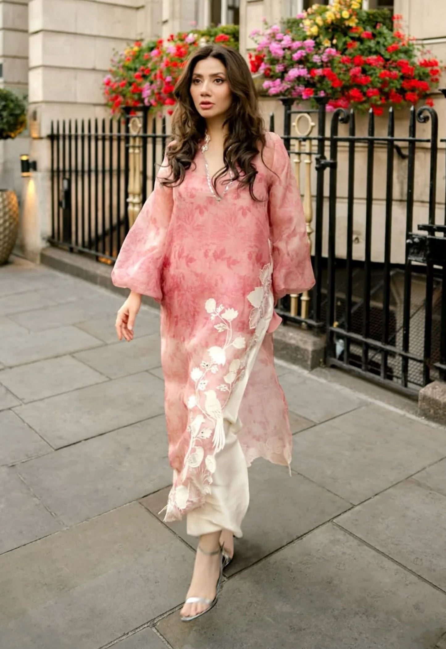 Embroidered Chiffon 3 Piece Unstitched Suit SMK-TWILA - Party Wear