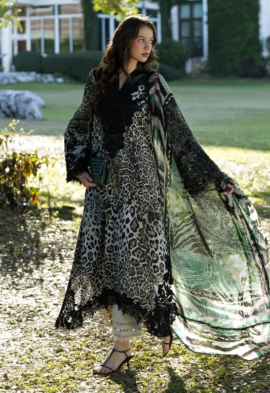 Embroidered Lawn 3 Piece Unstitched Suit EL-WM-ESA-3A - Summer Collection