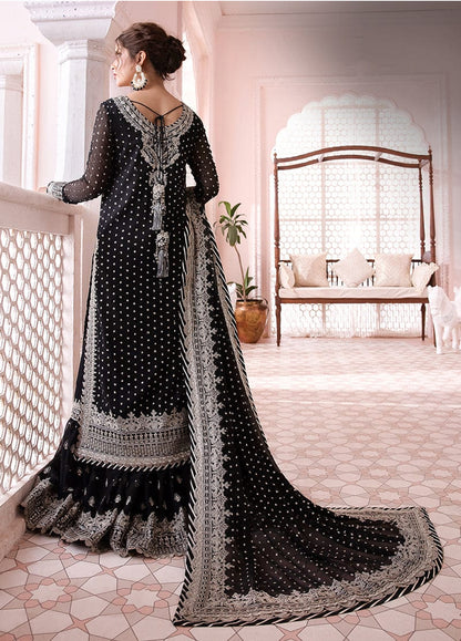 Embroidered Chiffon 3 Piece Unstitched Suit AJCC-D03-23-Party Wear