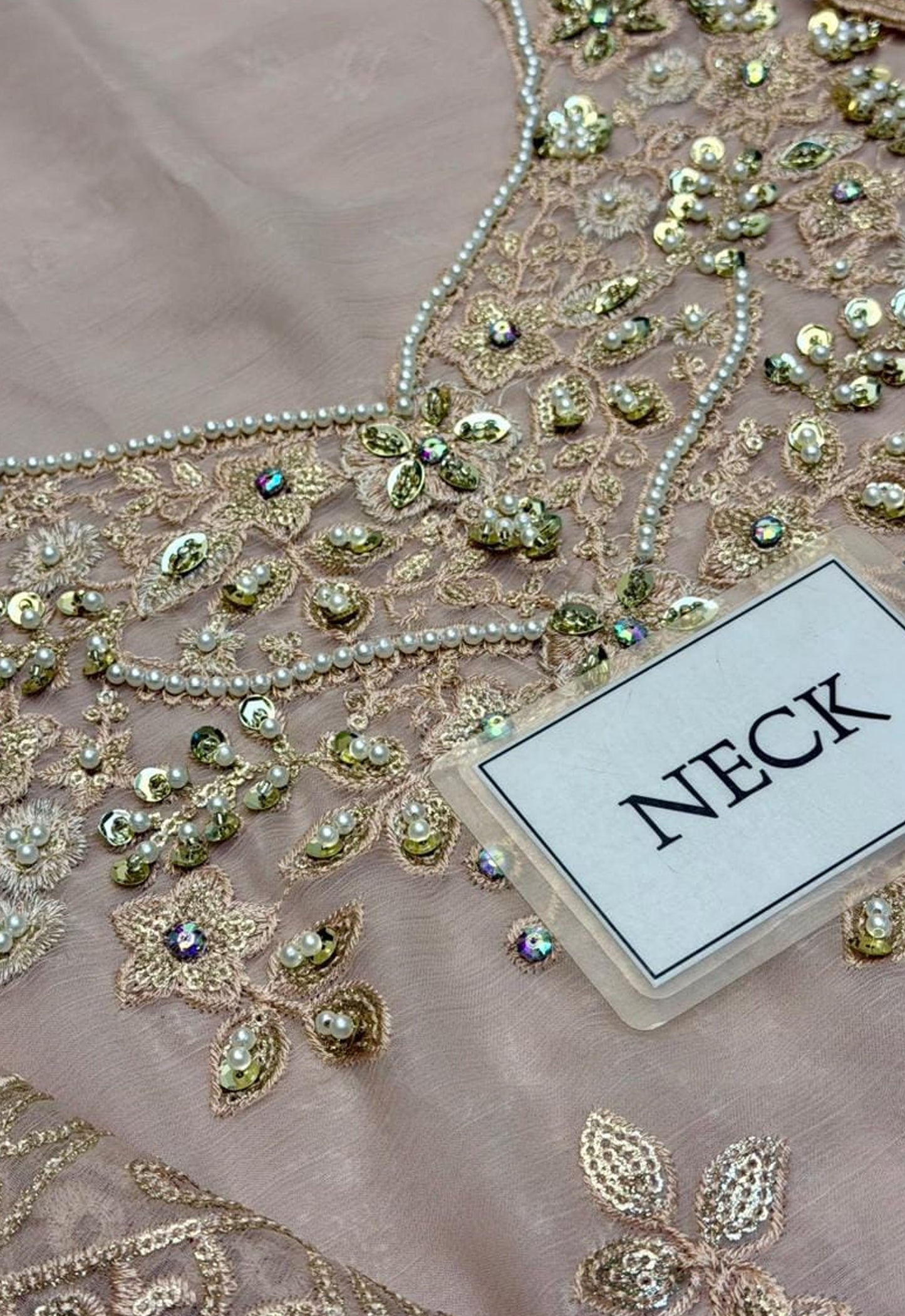 Embroidered Chiffon 3 Piece Unstitched Suit EAC-LAILA-25 - Party Wear