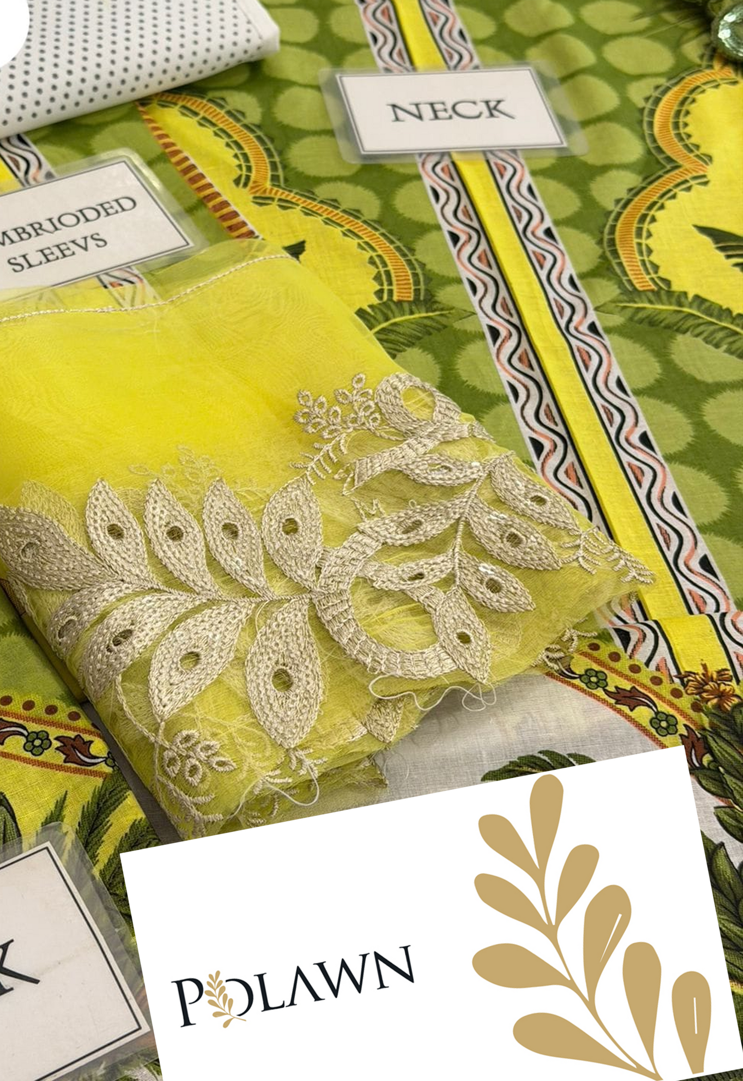 Embroidered Lawn 3 Piece Unstitched Suit MBL-MPT-2905-B-26 - Summer Collection