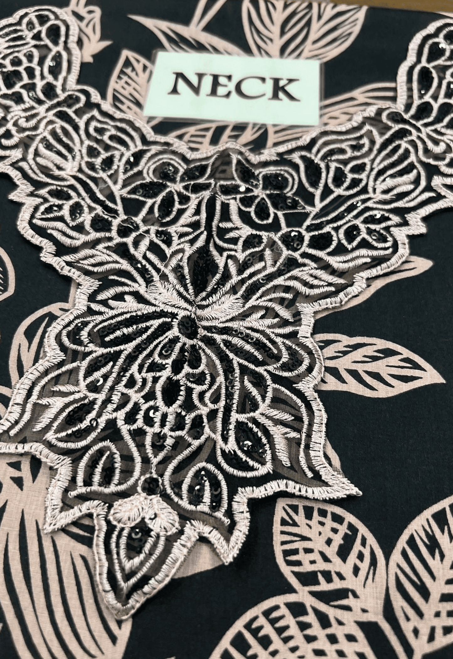 Embroidered Lawn 3 Piece Unstitched Suit NC-NP-465-A - Summer Collection