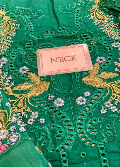 Embroidered Lawn 3 Piece Unstitched Suit MBL-EID-24-02 - Summer Collection