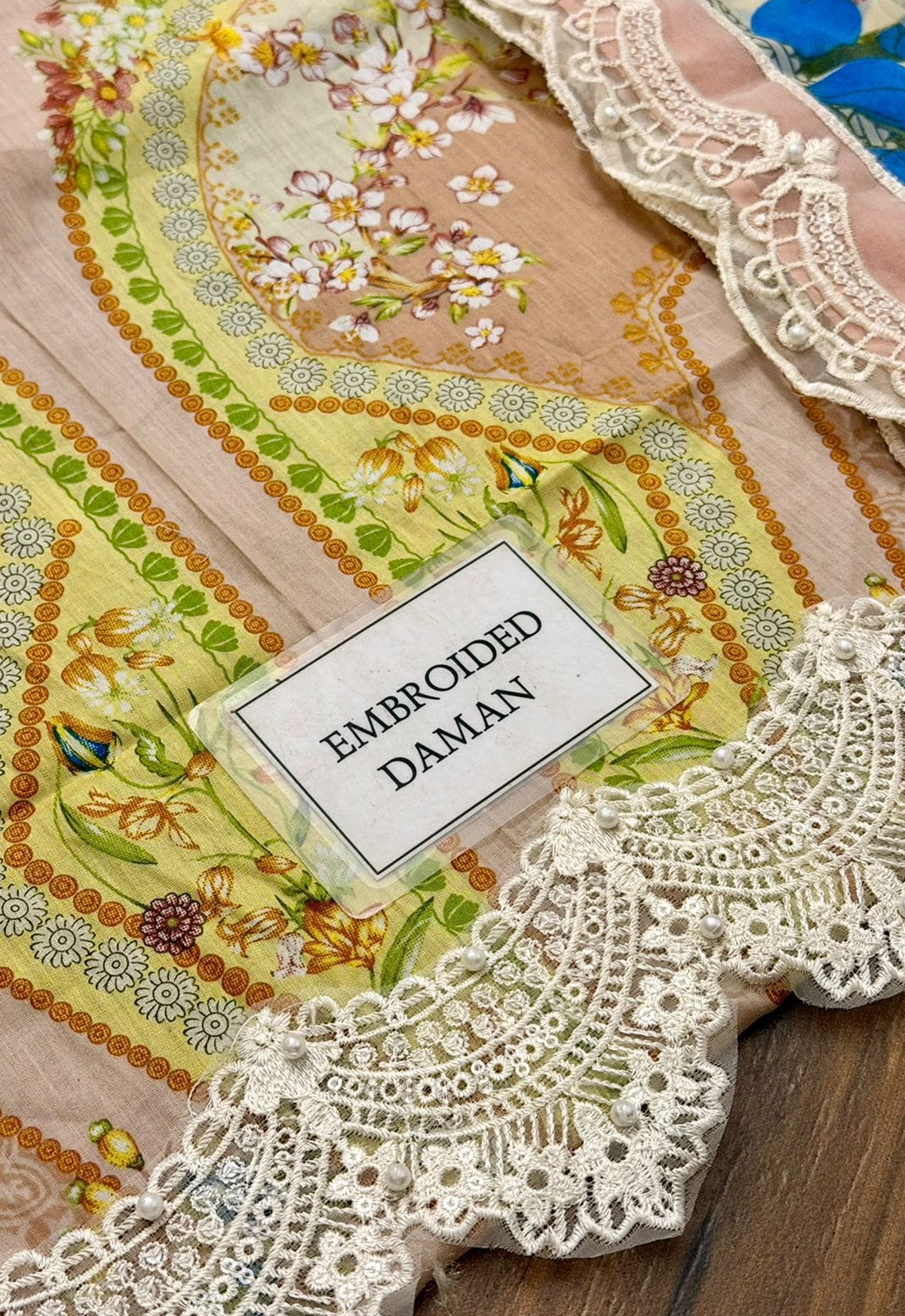 Embroidered Lawn 3 Piece Unstitched Suit MBL-MPT-2908-A-26 - Summer Collection