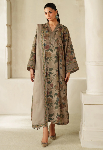 Embroidered Lawn 3 Piece Unstitched Suit BL-UF-4339-A - Summer Collection