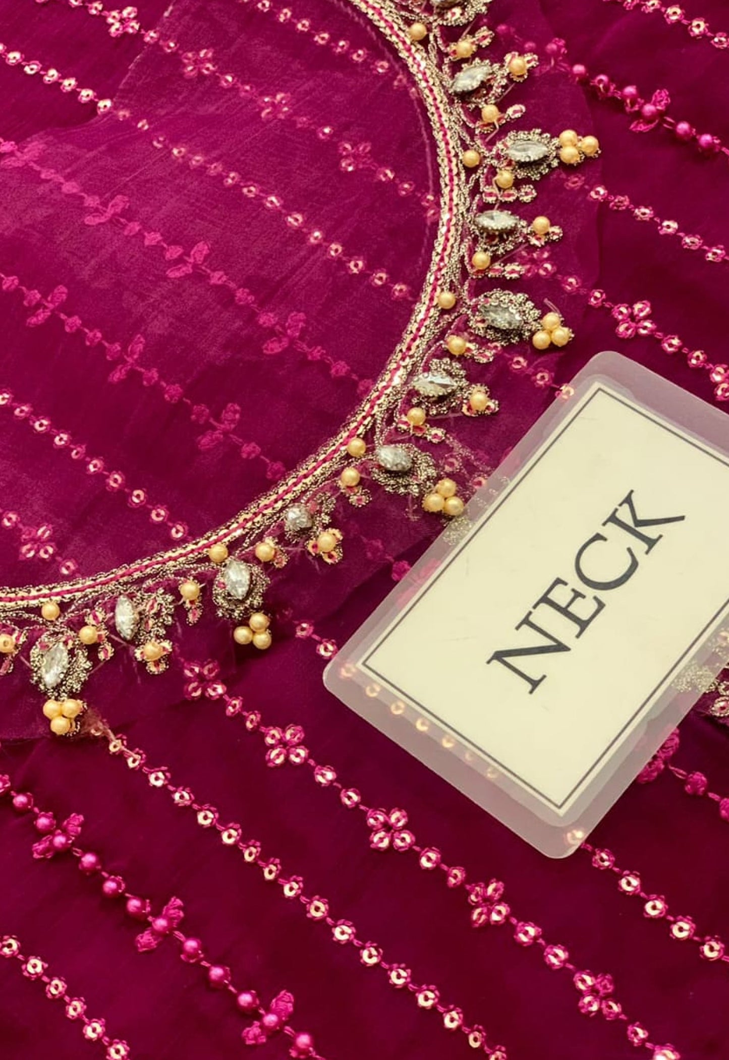 Embroidered Chiffon 3 Piece Unstitched Suit MBC-MPC-25-102 - Party Wear