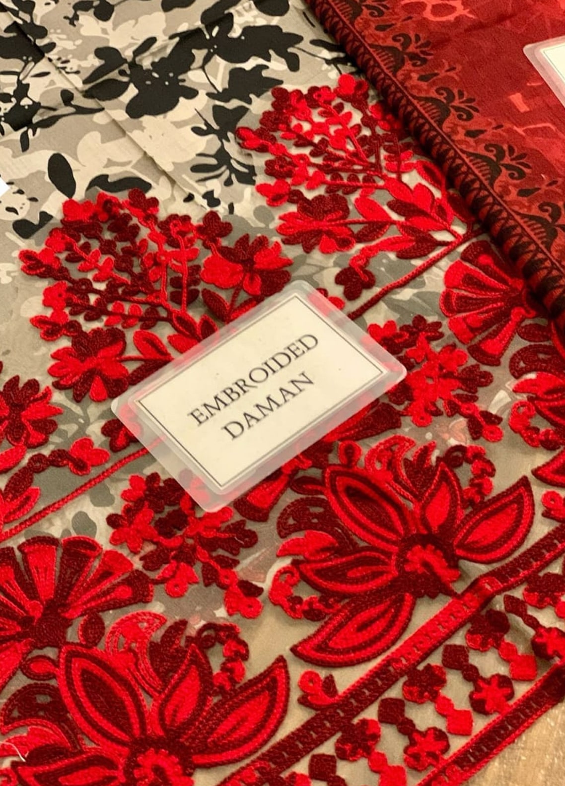 Embroidered Lawn 3 Piece Unstitched Suit ZCL-D04-ZEMASTAN - Summer Collection