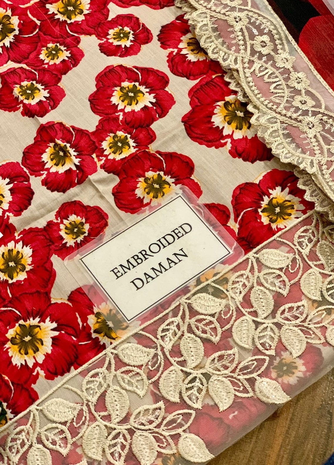 Embroidered Lawn 3 Piece Unstitched Suit MBL-MPT-2606-B-25 - Summer Collection