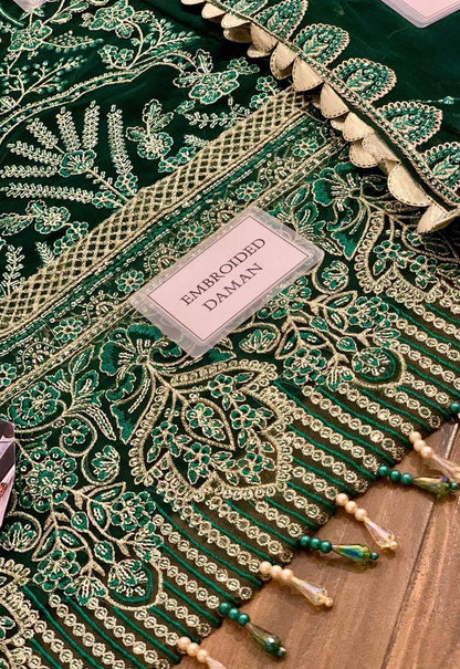 Embroidered Chiffon 3 Piece Unstitched Suit SC-CT 25004-25 - Party Wear