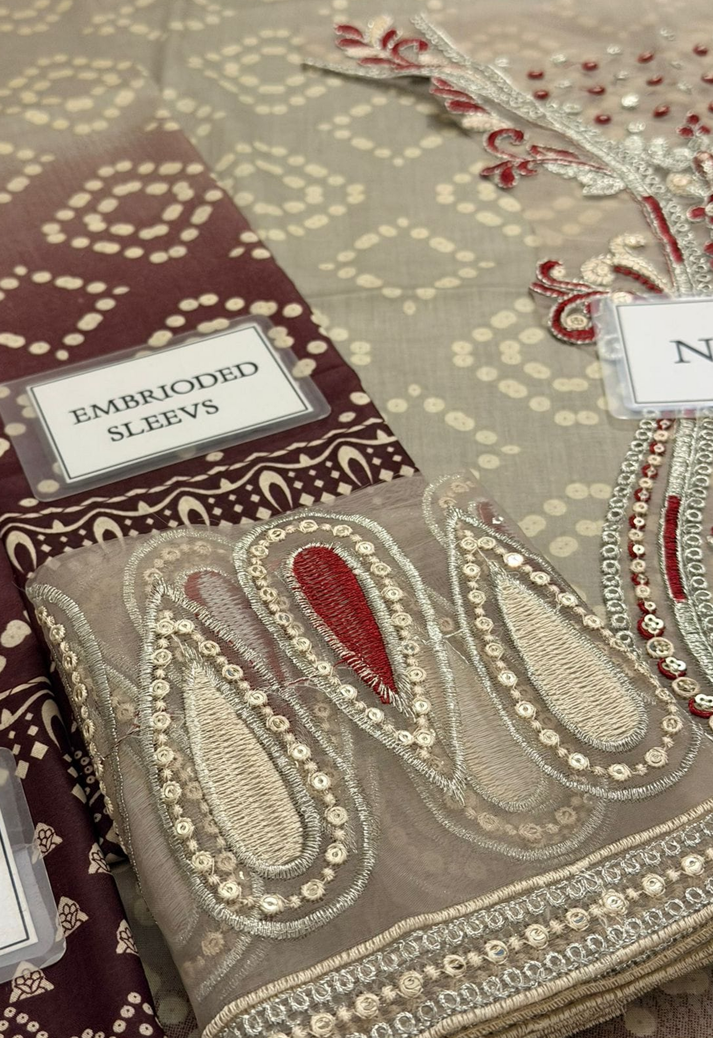 Embroidered Lawn 3 Piece Unstitched Suit NL-NP-698-B- Summer Collection