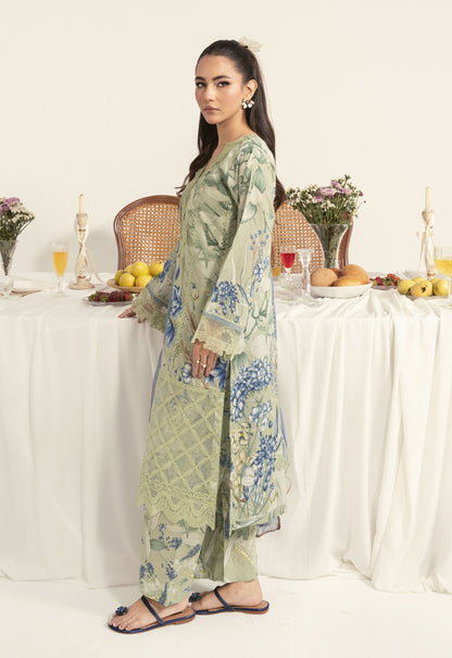 Nayab By Polawn Embroidered Stitched 3 Piece Lawn Suit PD-25-417-B-Ready to Wear