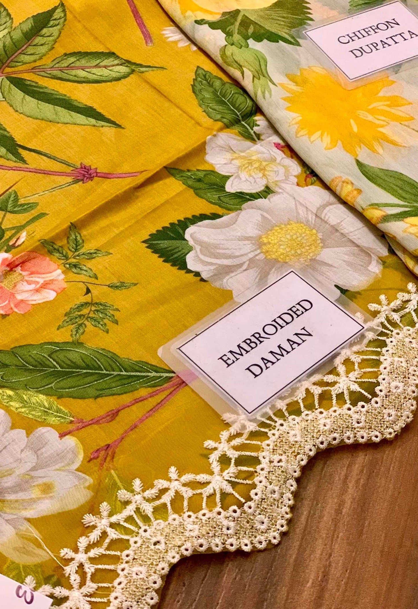 Embroidered Lawn 3 Piece Unstitched Suit MBL-MPT-2604-B-25 - Summer Collection