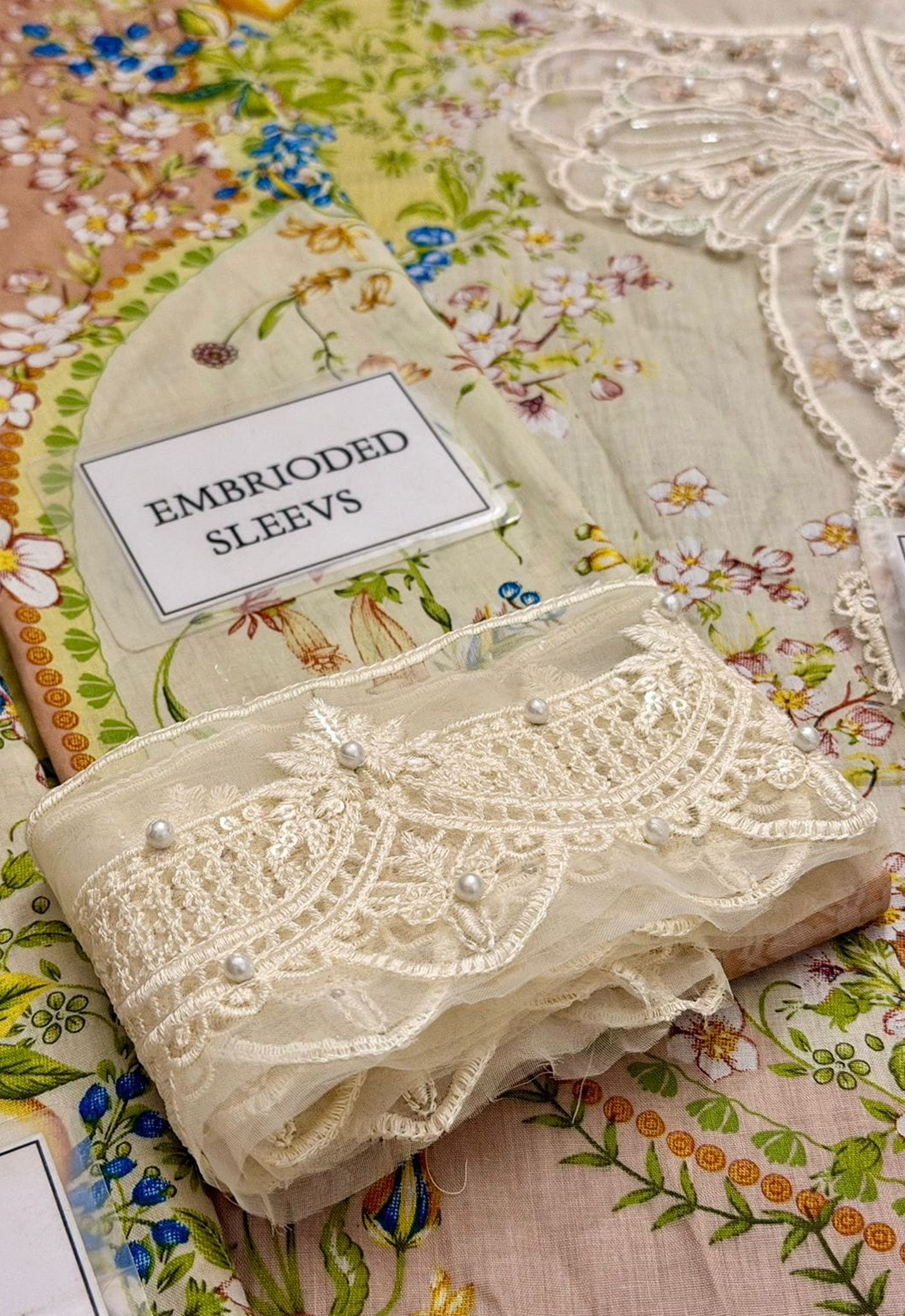 Embroidered Lawn 3 Piece Unstitched Suit MBL-MPT-2908-A-26 - Summer Collection