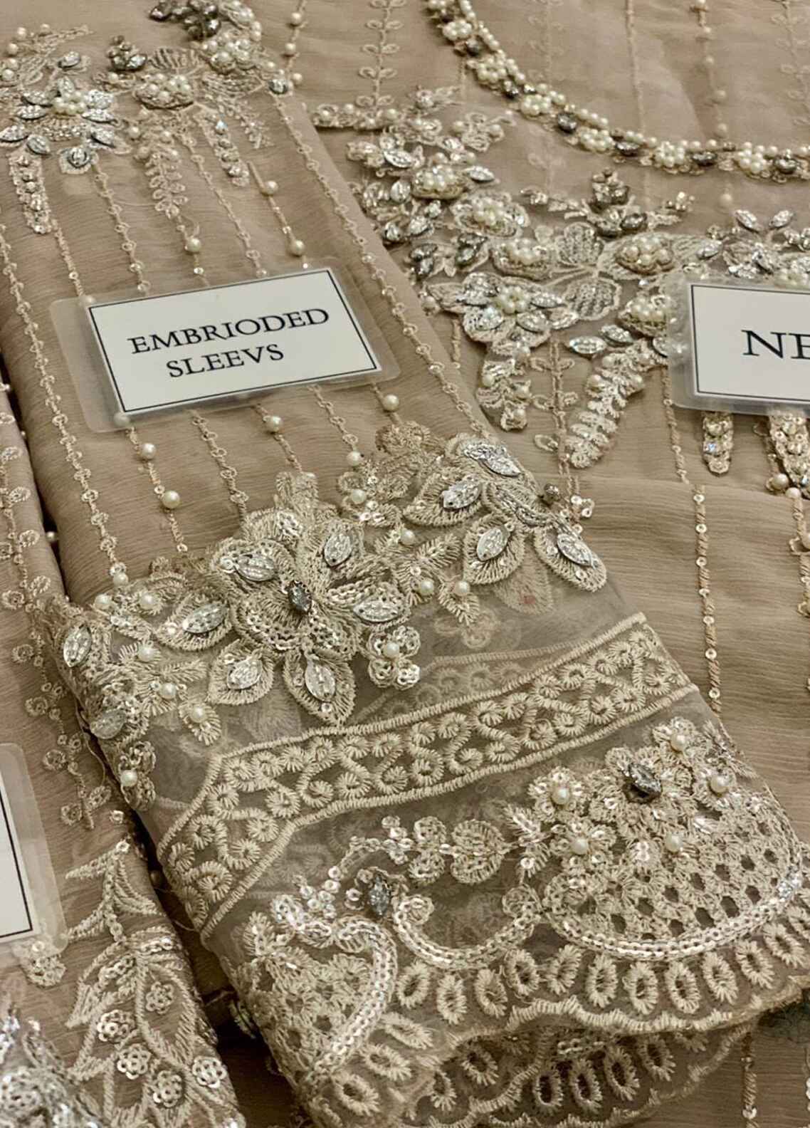 Embroidered Chiffon 3 Piece Unstitched Suit MBC-BD-2801-24 - Party Wear