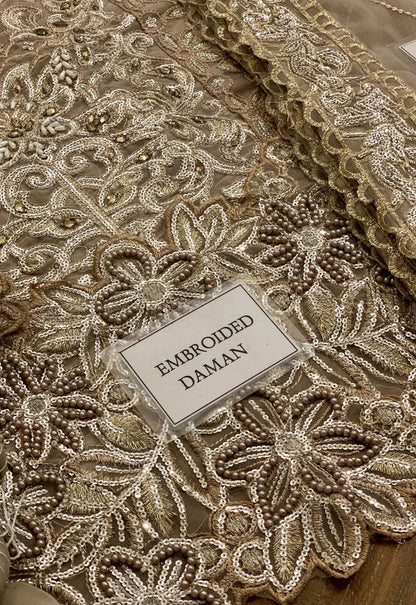 Embroidered Chiffon 3 Piece Unstitched Suit MBC-BD-3006-25 - Party Wear