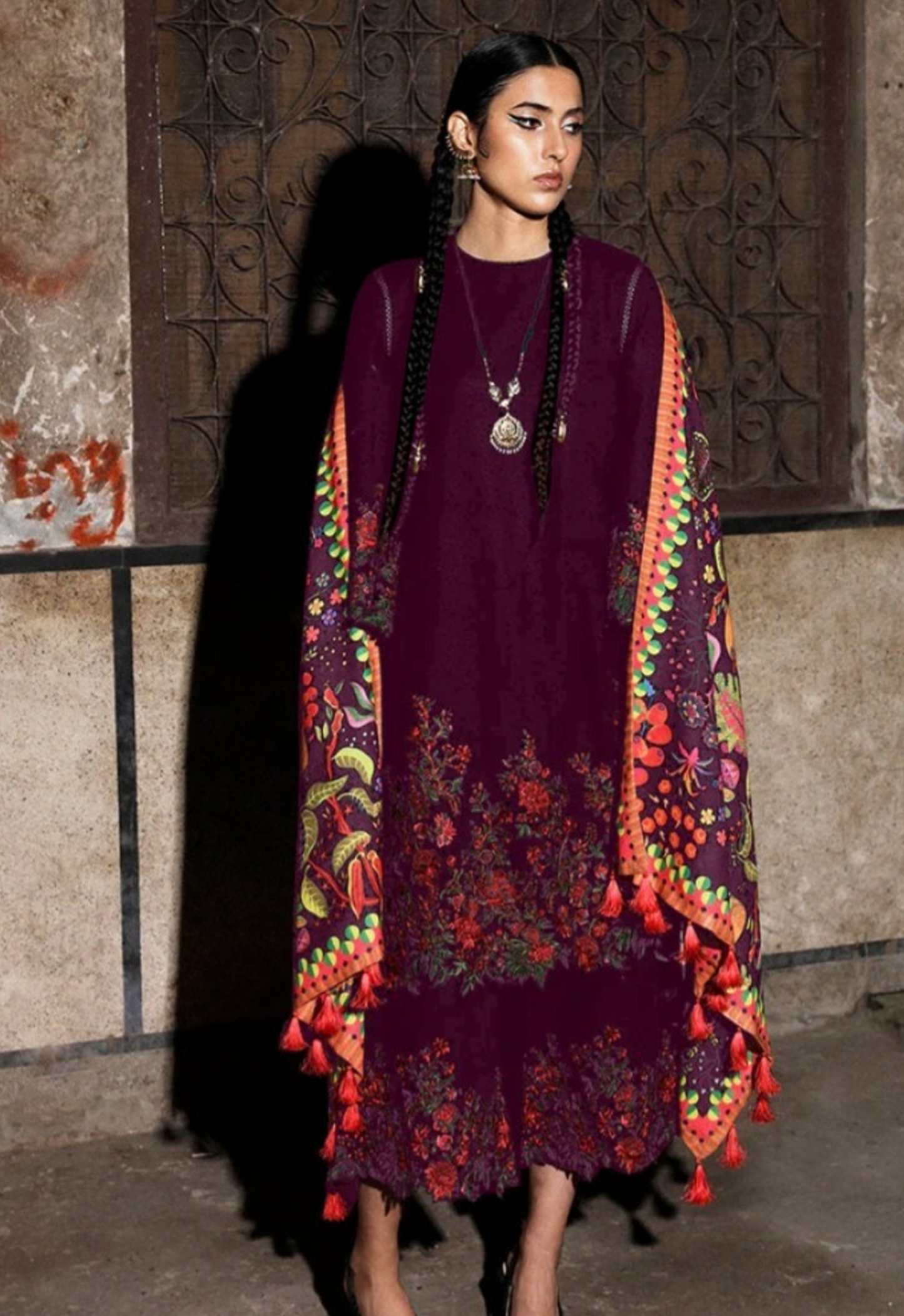 Embroidered Lawn 3 Piece Unstitched Suit JL-HU-STELLAR-A-25 - Summer Collection