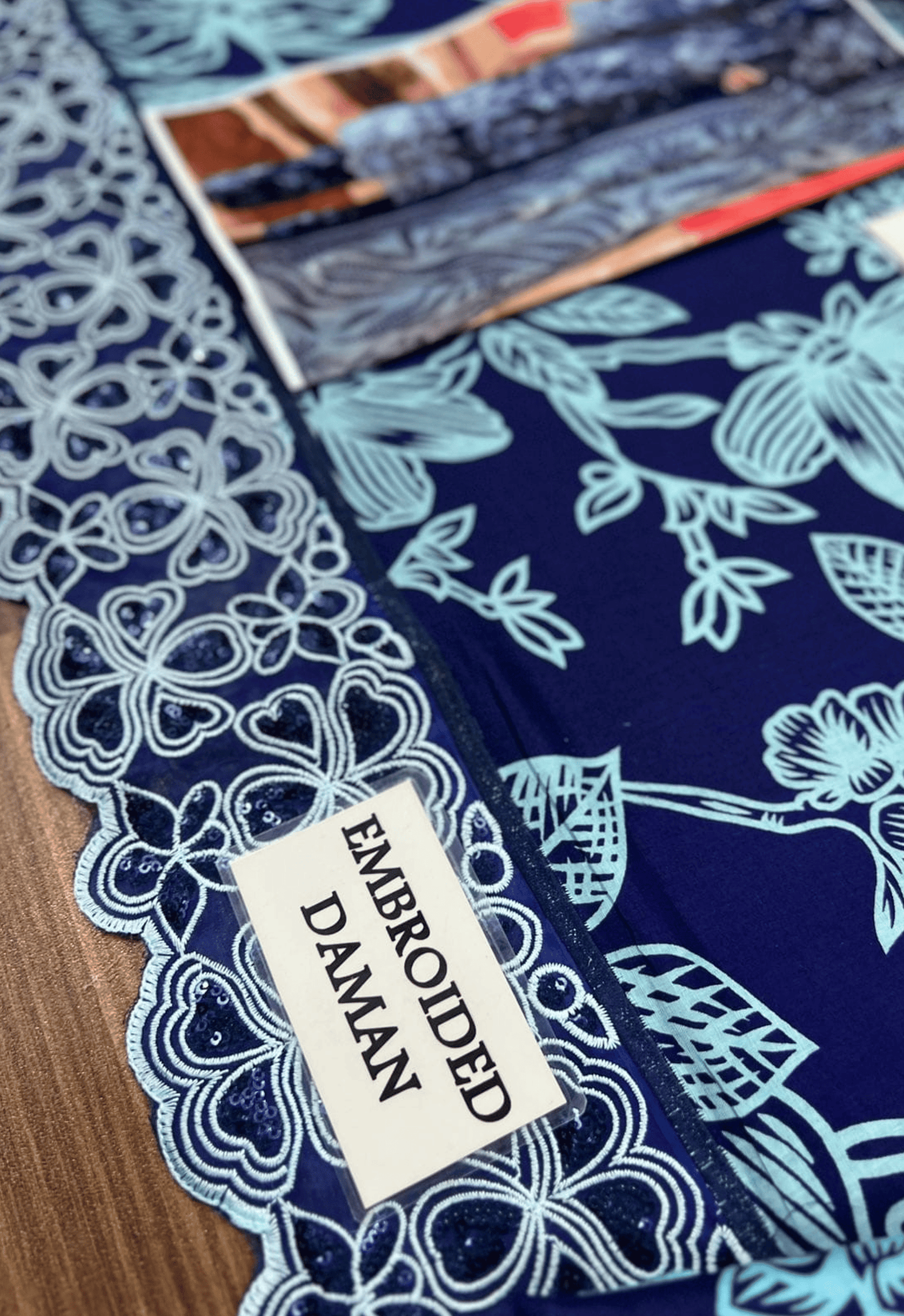 Embroidered Lawn 3 Piece Unstitched Suit NC-NP-465-B - Summer Collection