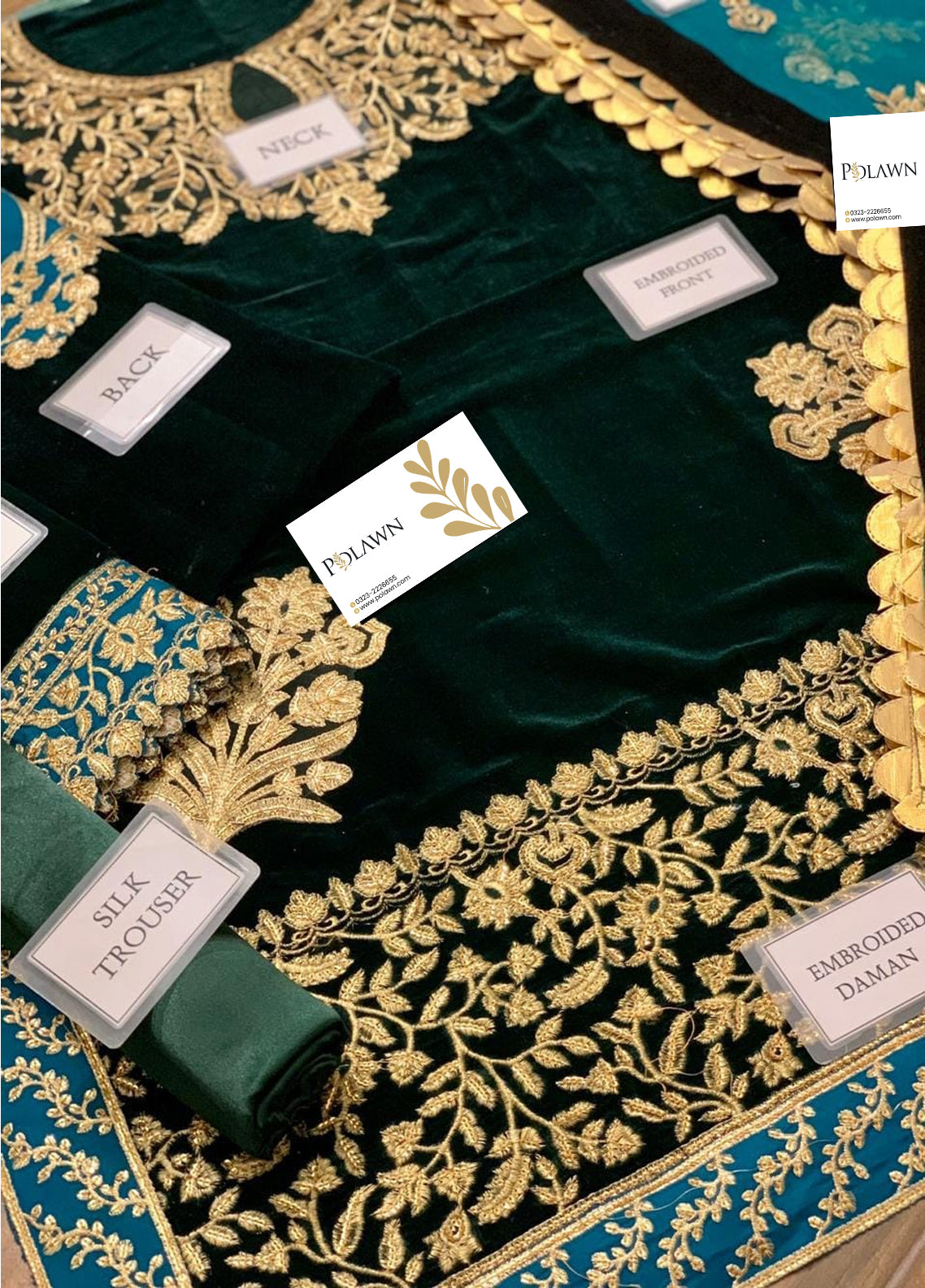 Embroidered Unstitched 3 Piece Velvet Suit ZC-D01-ZIMMEL-22-Party Wear