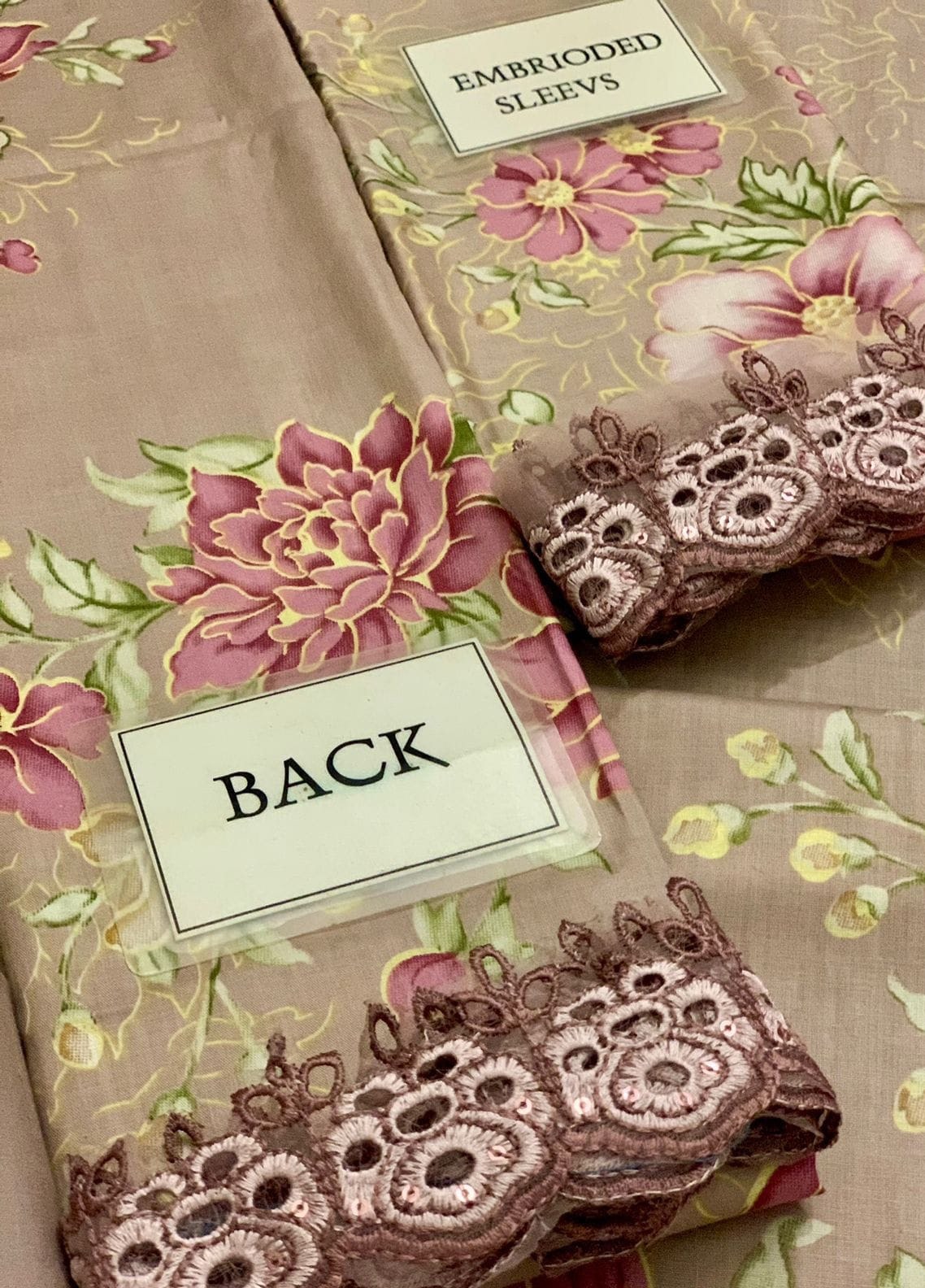 Embroidered Lawn 3 Piece Unstitched Suit IIL-UE-392 - Summer Collection