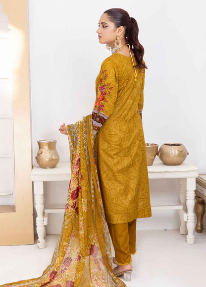 Naina By Polawn Embroidered Stitched 3 Piece Lawn Suit PD-24-602-A-Ready to Wear