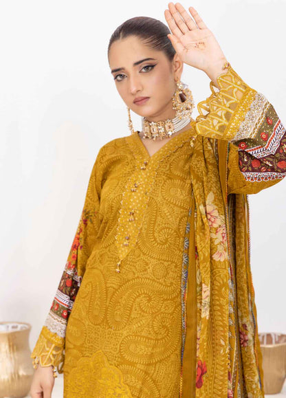 Naina By Polawn Embroidered Stitched 3 Piece Lawn Suit PD-24-602-A-Ready to Wear