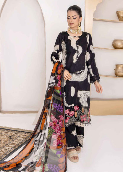 Naina By Polawn Embroidered Stitched 3 Piece Lawn Suit PD-24-604-A-Ready to Wear