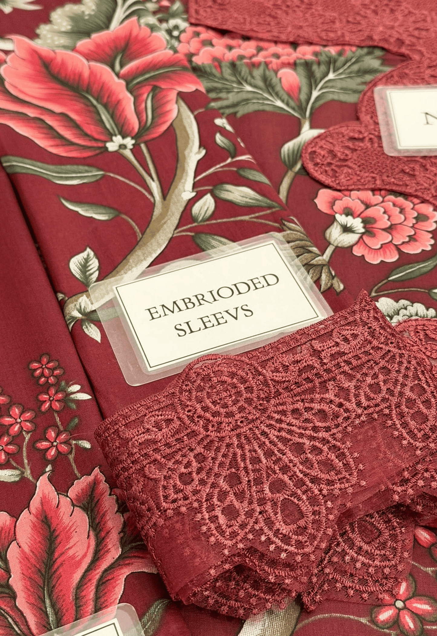 Embroidered Lawn 3 Piece Unstitched Suit MBL-MPT-2709-A-25 - Summer Collection