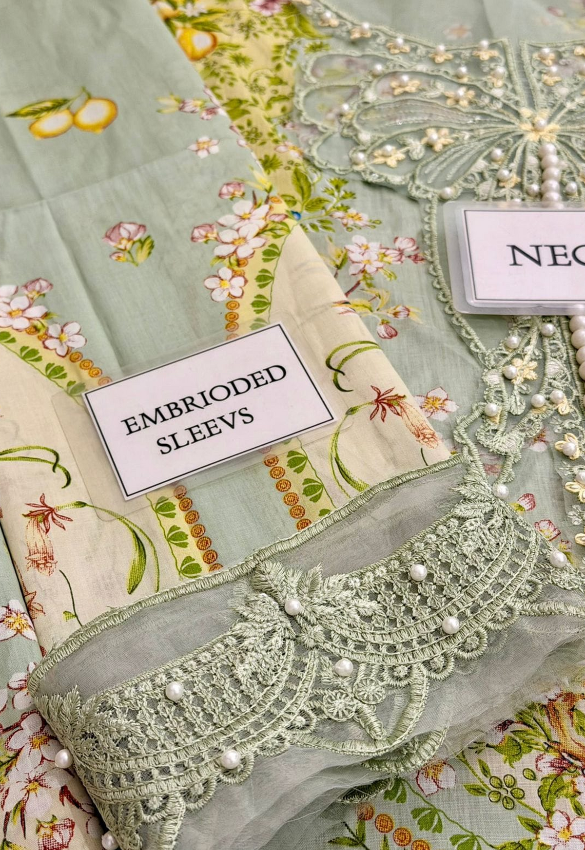Embroidered Lawn 3 Piece Unstitched Suit MBL-MPT-2908-B-26 - Summer Collection