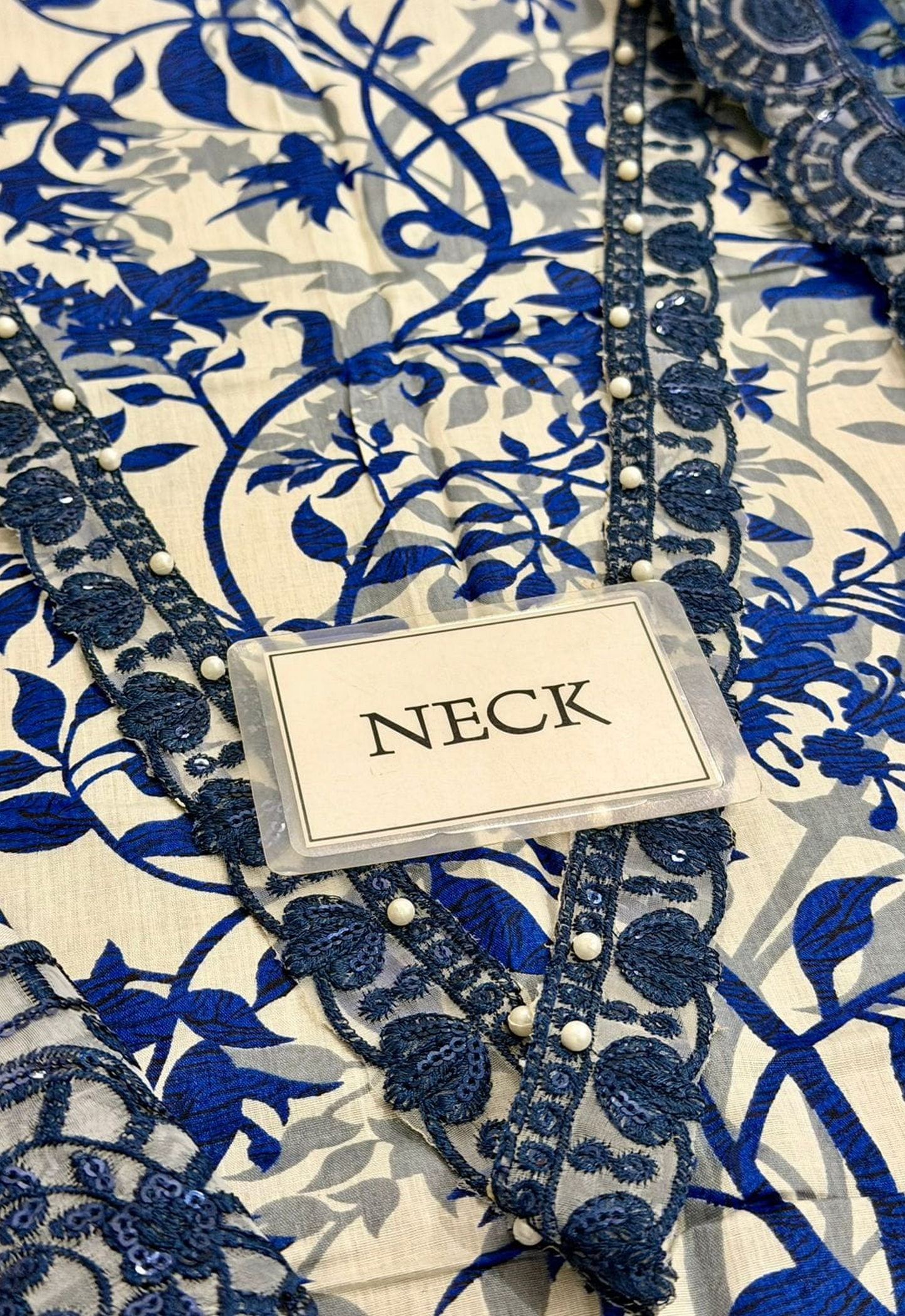 Embroidered Lawn 3 Piece Unstitched Suit RL-CHR9260-A - Summer Collection