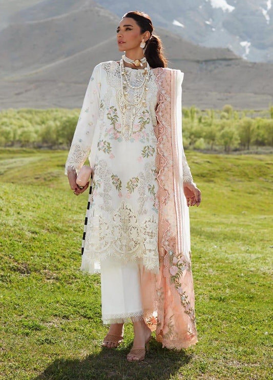 Embroidered Lawn 3 Piece Unstitched Suit CSSL-Meadows-D01-A-23 - Summer Collection