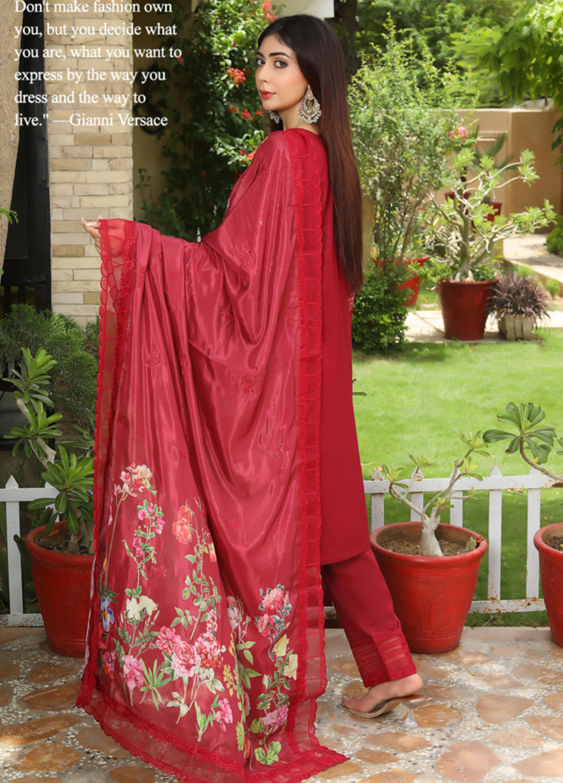 Embroidered Stitched 3 Piece Lawn Suit Design 503 Ready to Wear