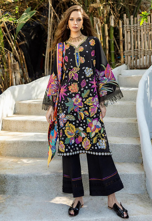 Embroidered Lawn 3 Piece Unstitched Suit EL-D05-Amarin - Summer Collection